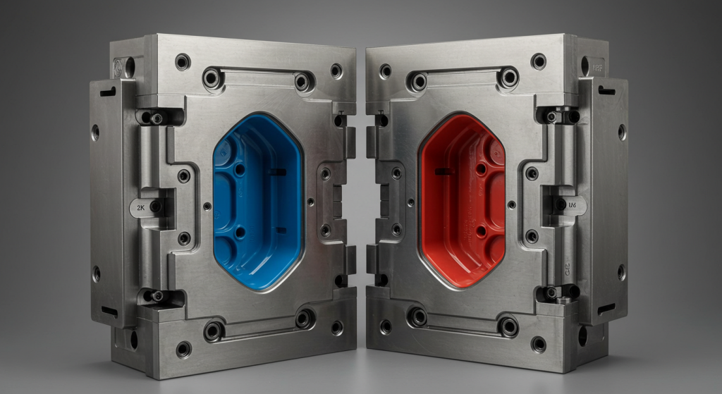 2k injection mould (dual-color injection)