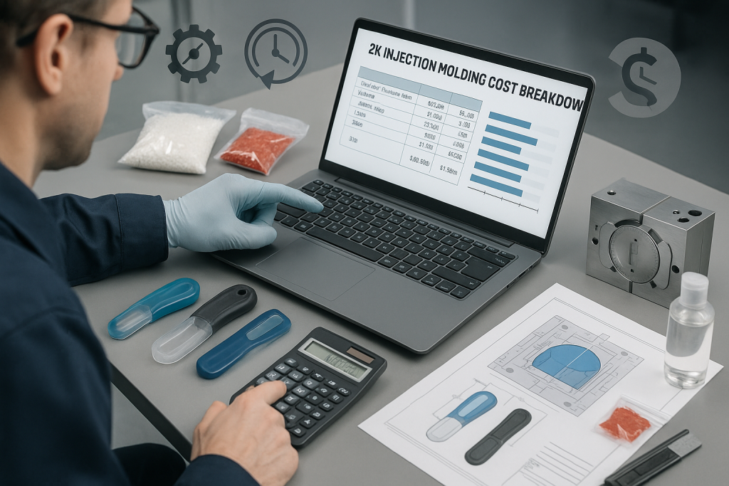 2k injection molding cost