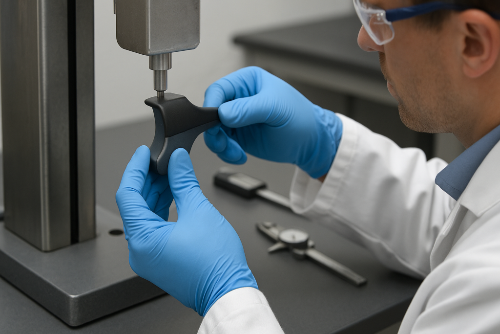 dual material adhesion testing