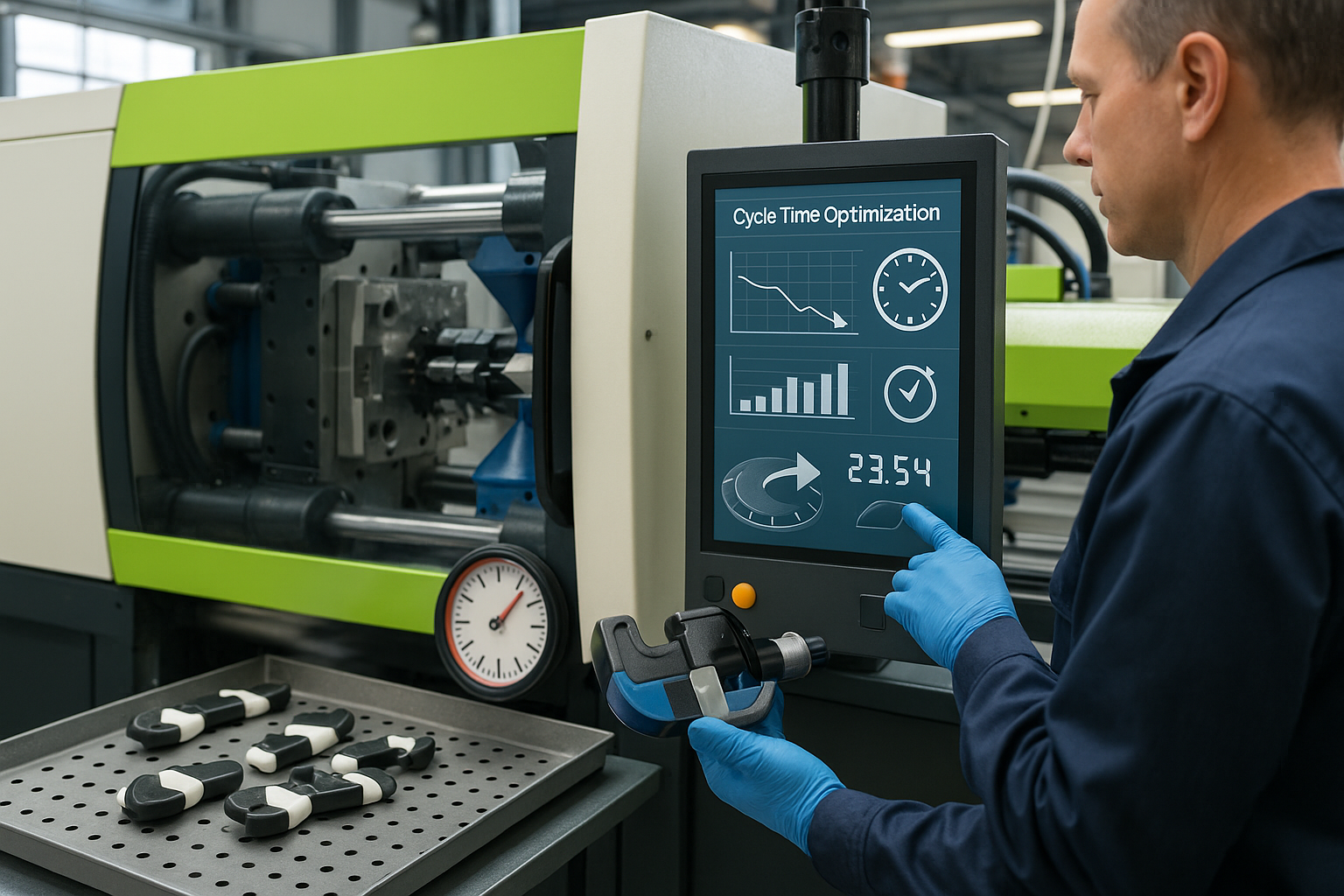How to optimize cycle time in 2K injection molding