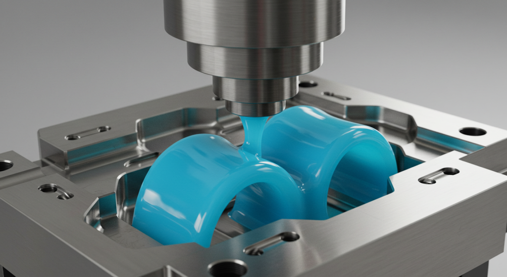 flexible silicone parts compression molding