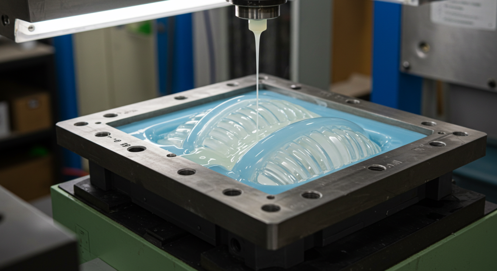 lighting silicone compression molding
