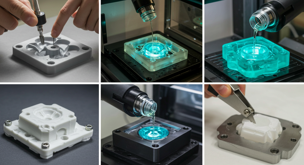 vacuum casting vs injection molding comparison