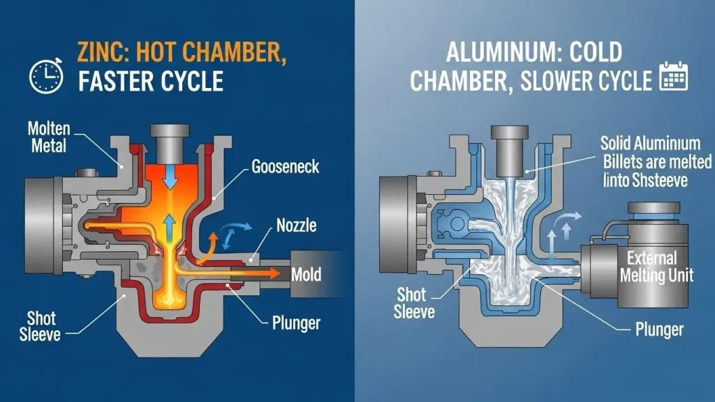 Why Does Zinc Die Casting Have Faster Cycle Times