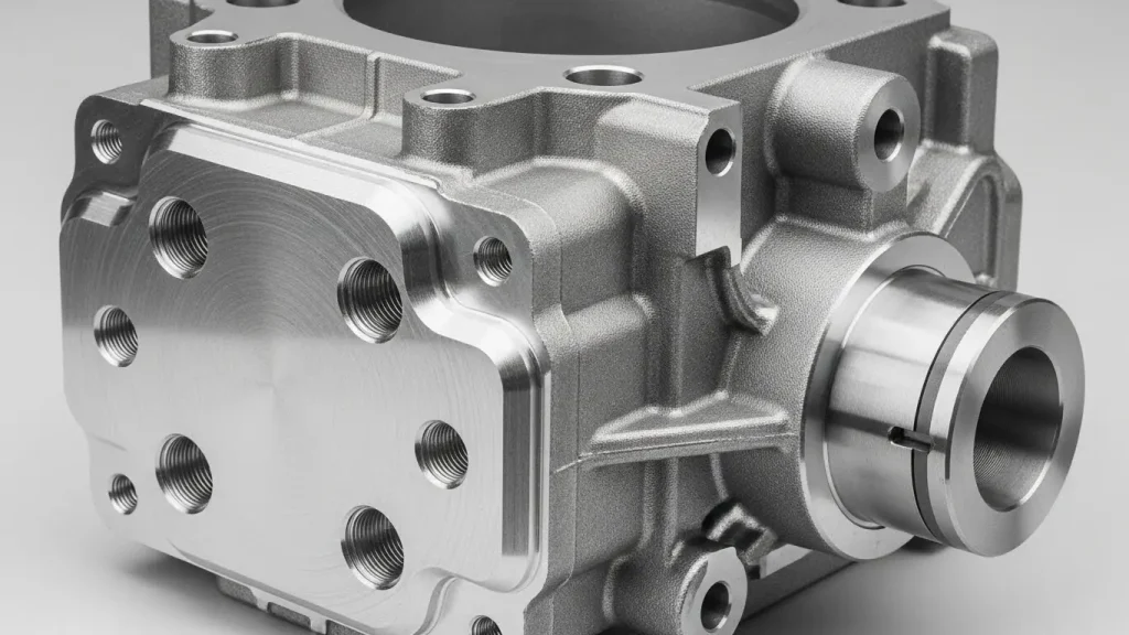 aluminum die casting with secondary machining