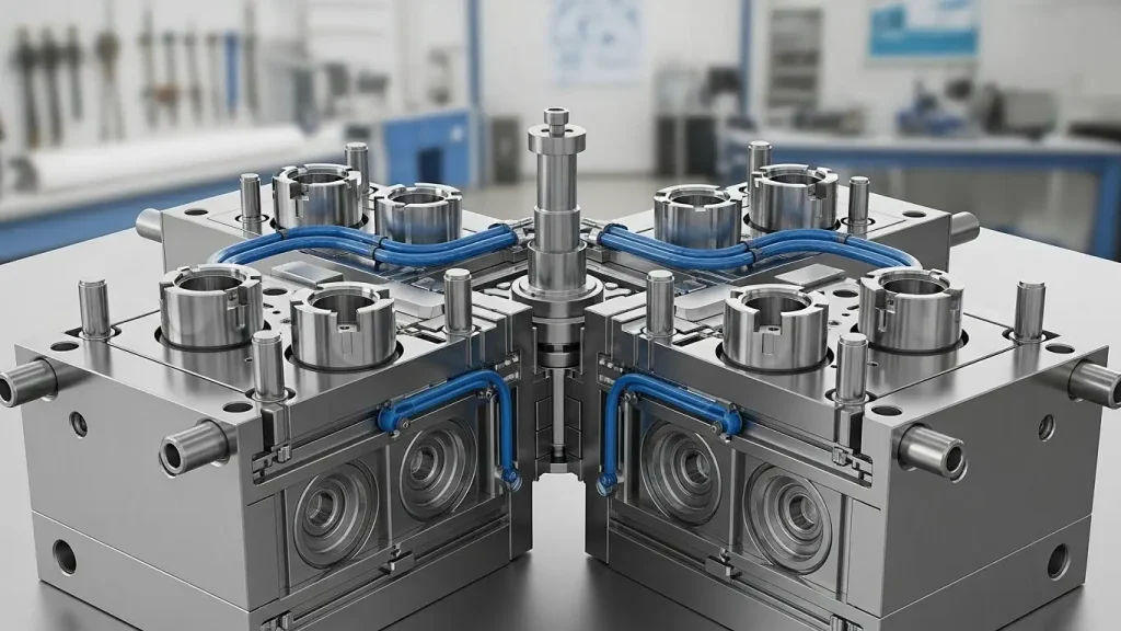 multi-cavity injection mould design