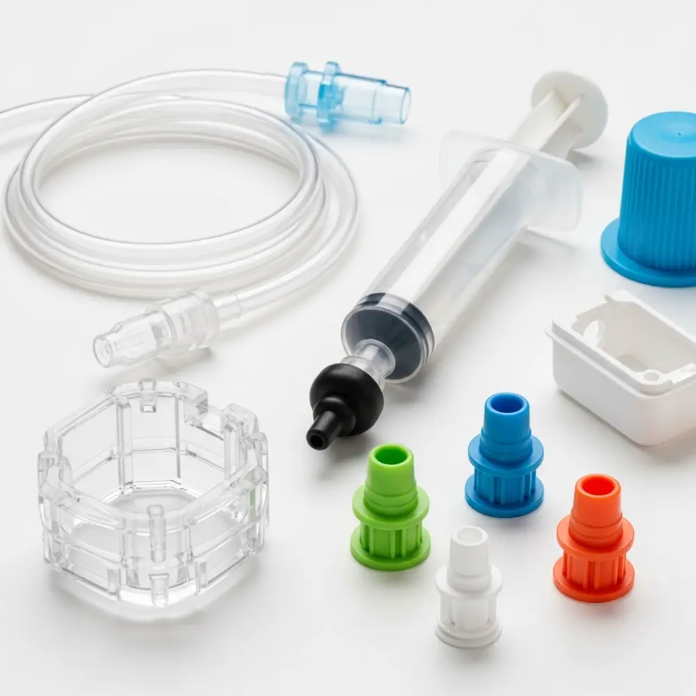 Plastic medical implants