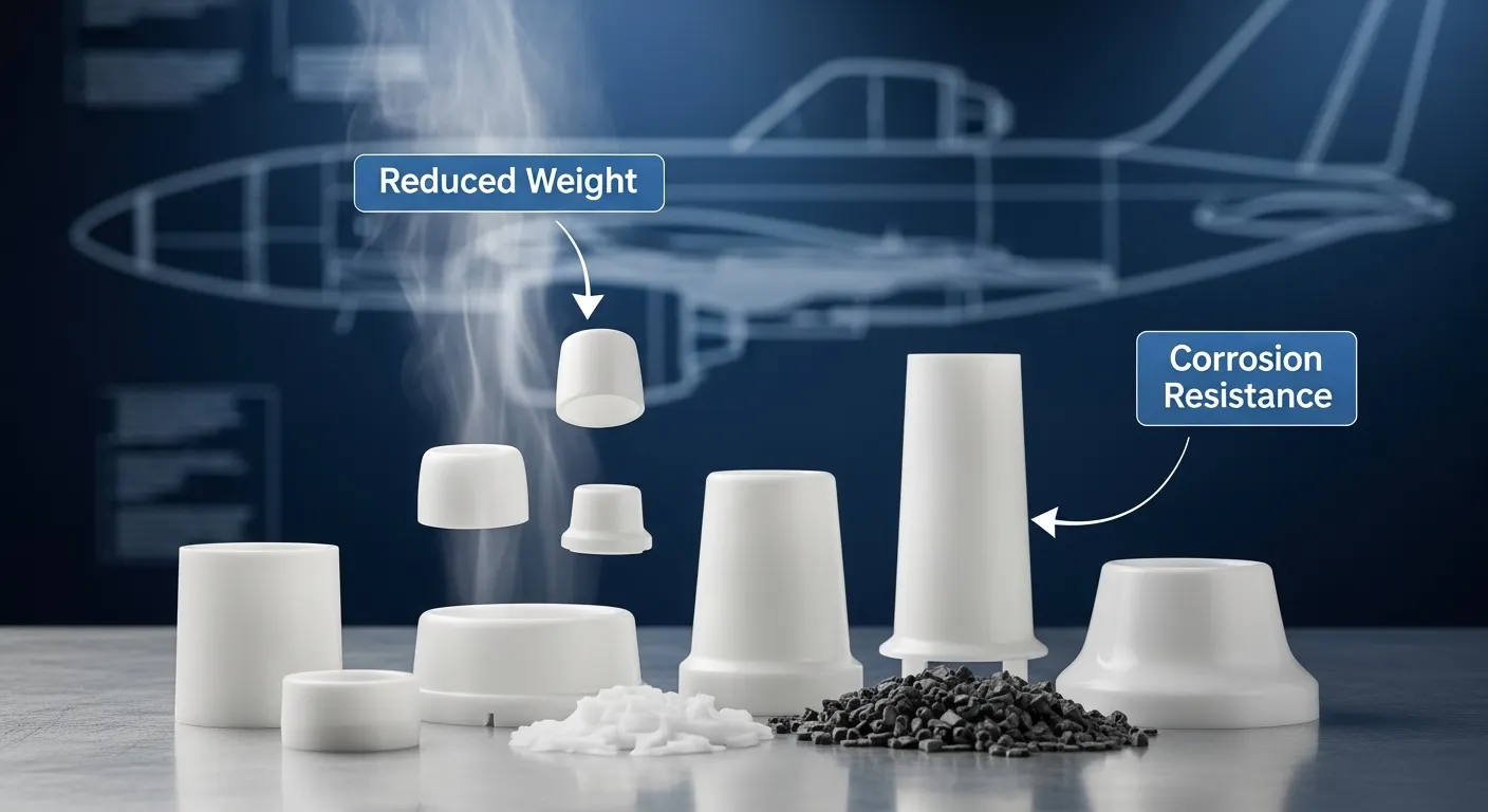 Avionics housing plastics