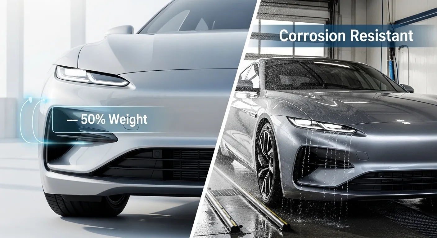 Plastic car components