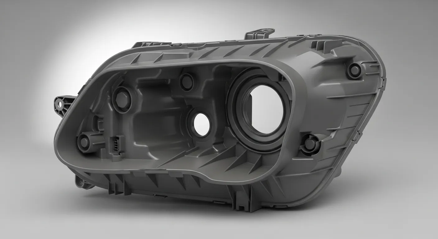 Plastic lighting housings