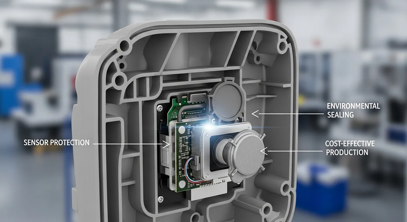 Plastic sensor housings