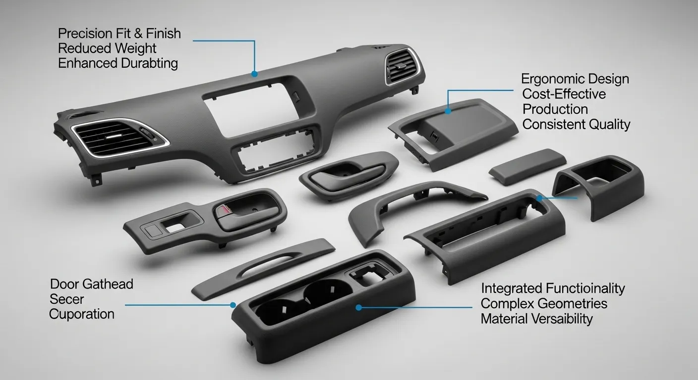 Dashboard plastic parts
