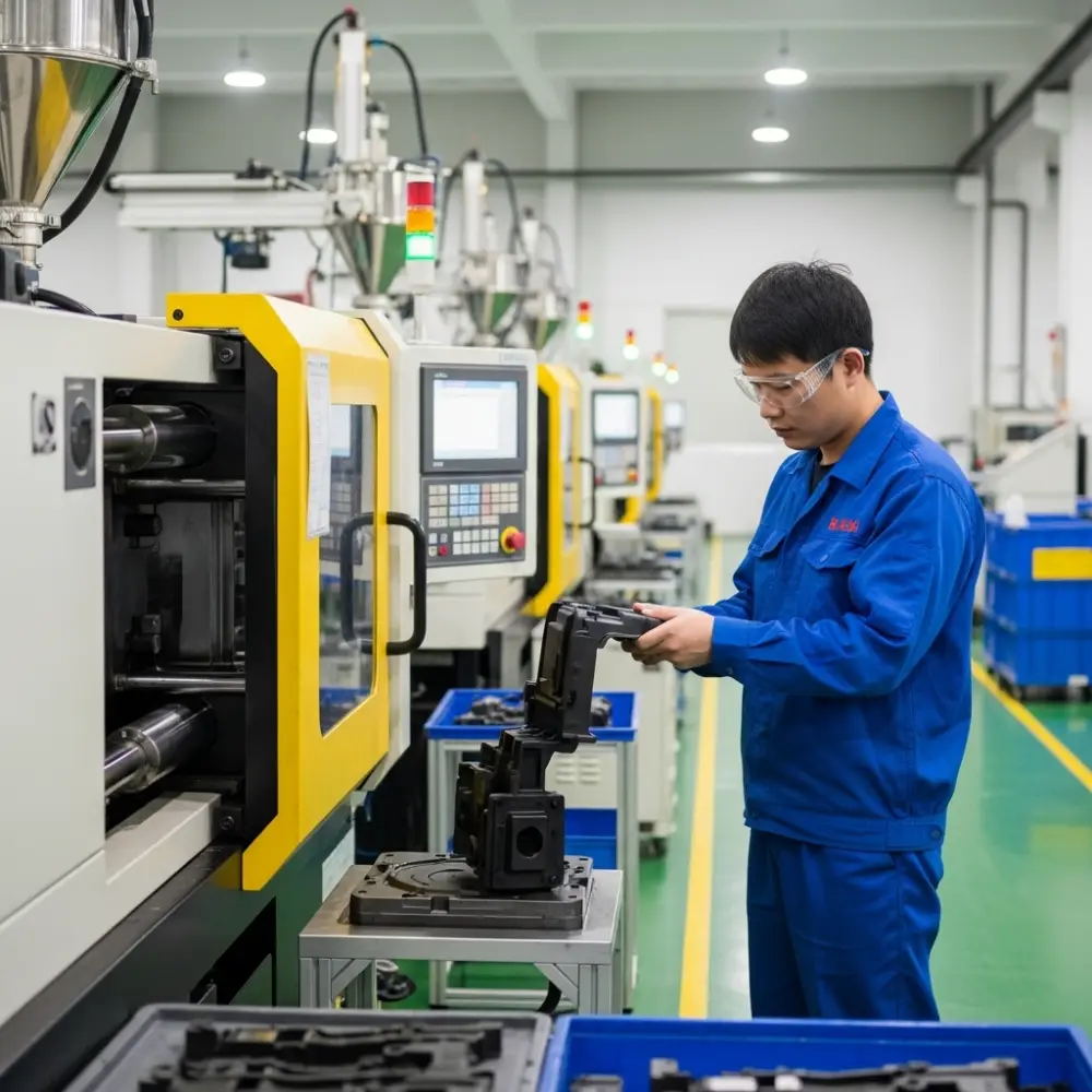 Mass production plastic parts