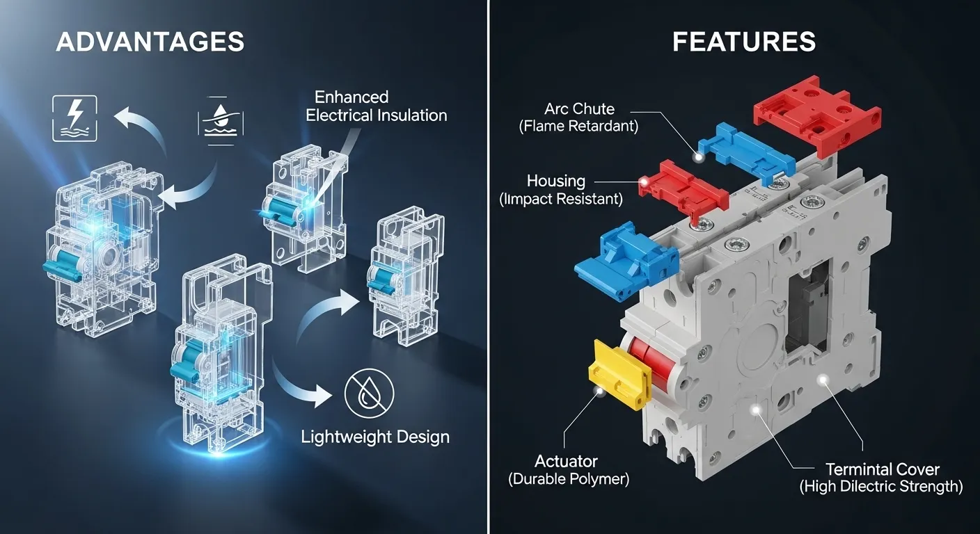 Insulated breaker parts