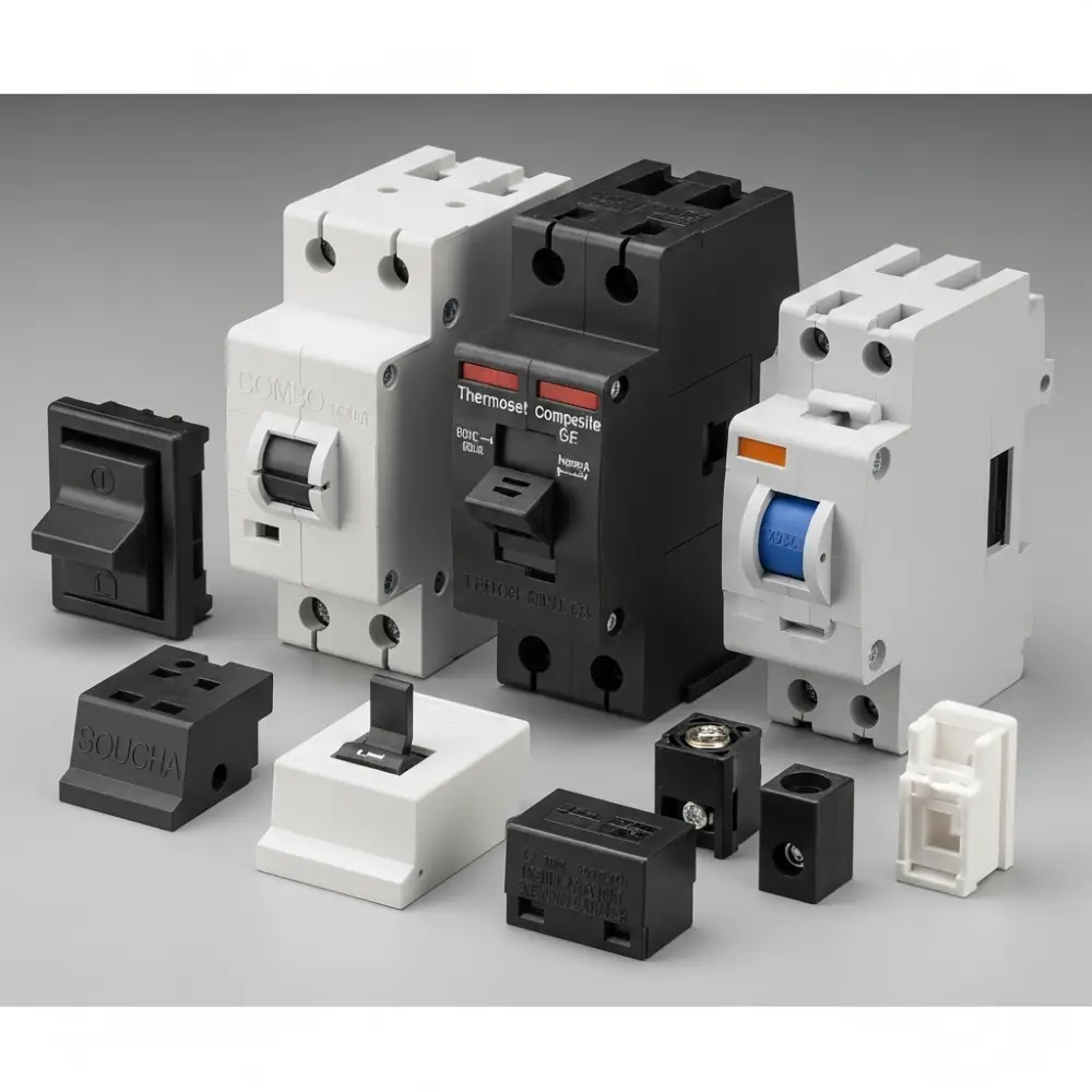 Injection molded breaker parts