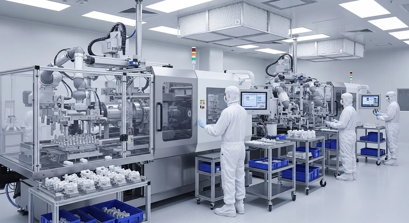 Medical cleanroom injection molding