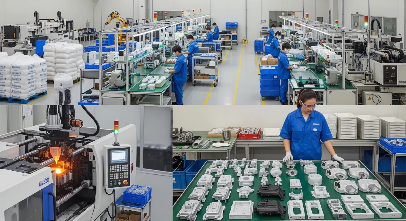 Outsourced plastic production