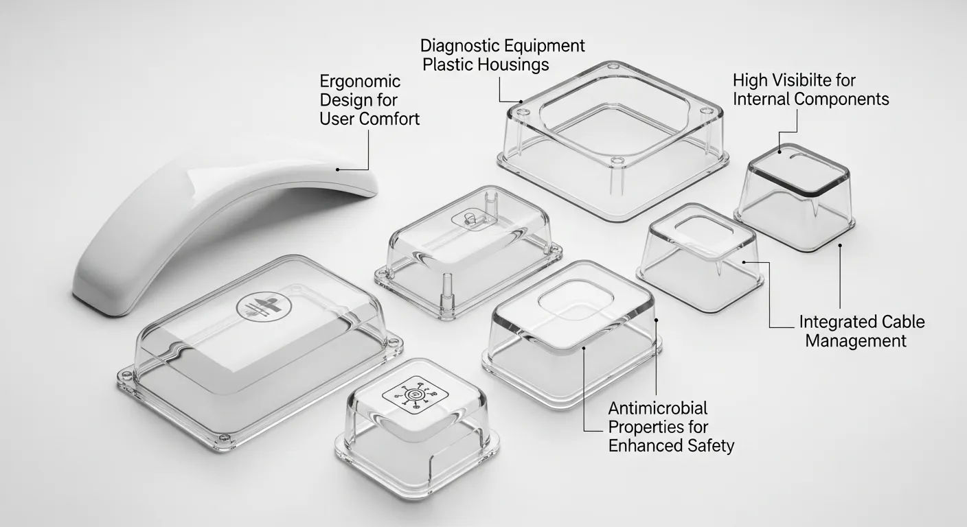 Plastic covers for diagnostic instruments