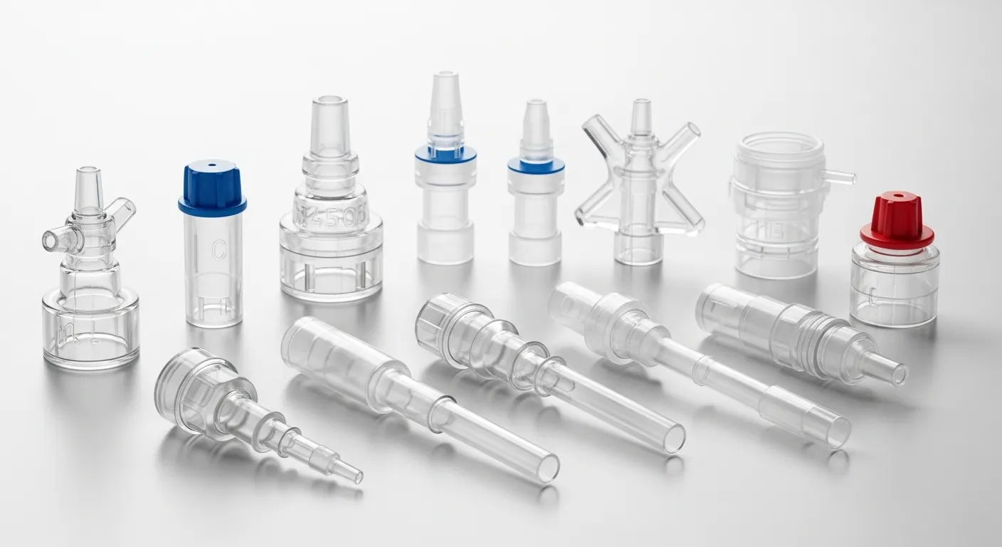 Medical plastic syringes