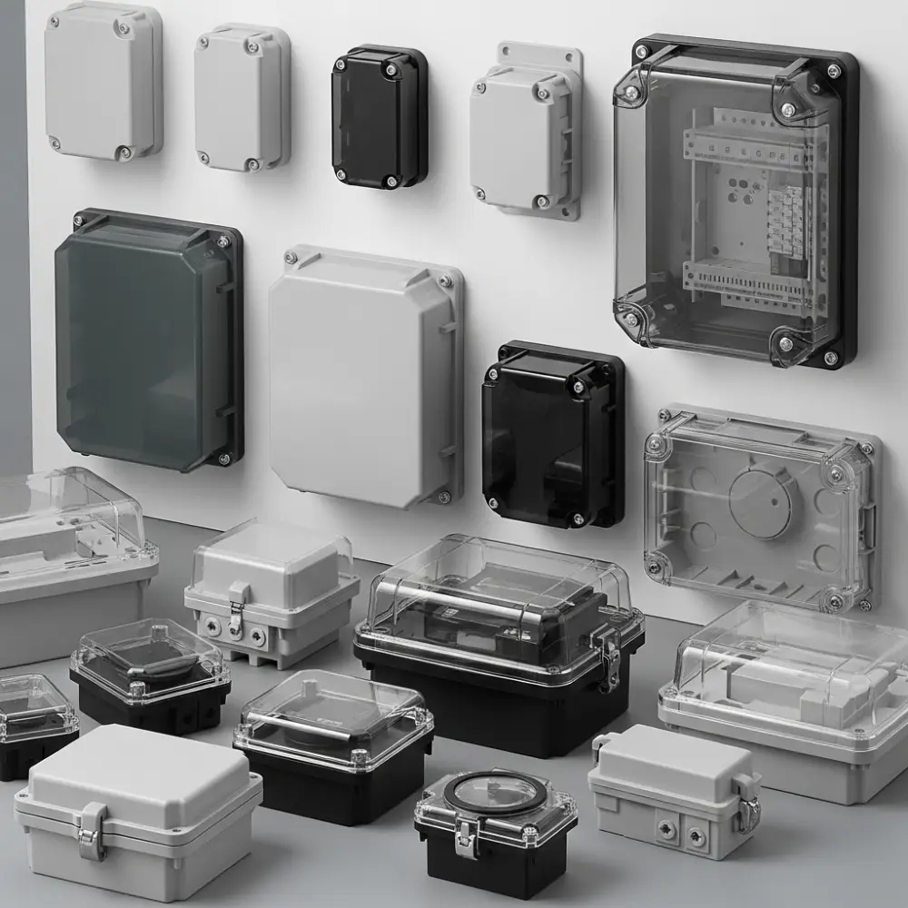 Plastic housings for electronics