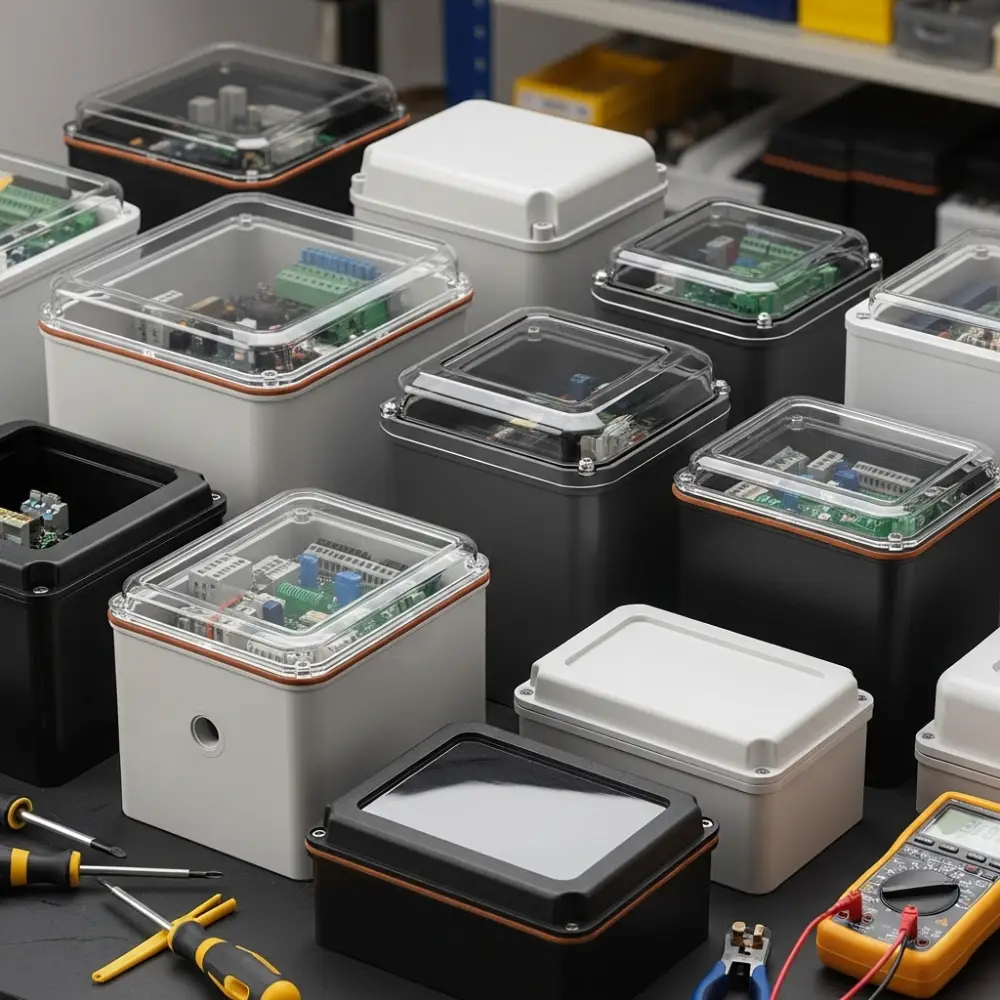 Plastic terminal boxes
