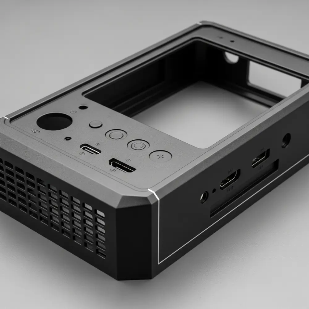 Injection molded plastic housings