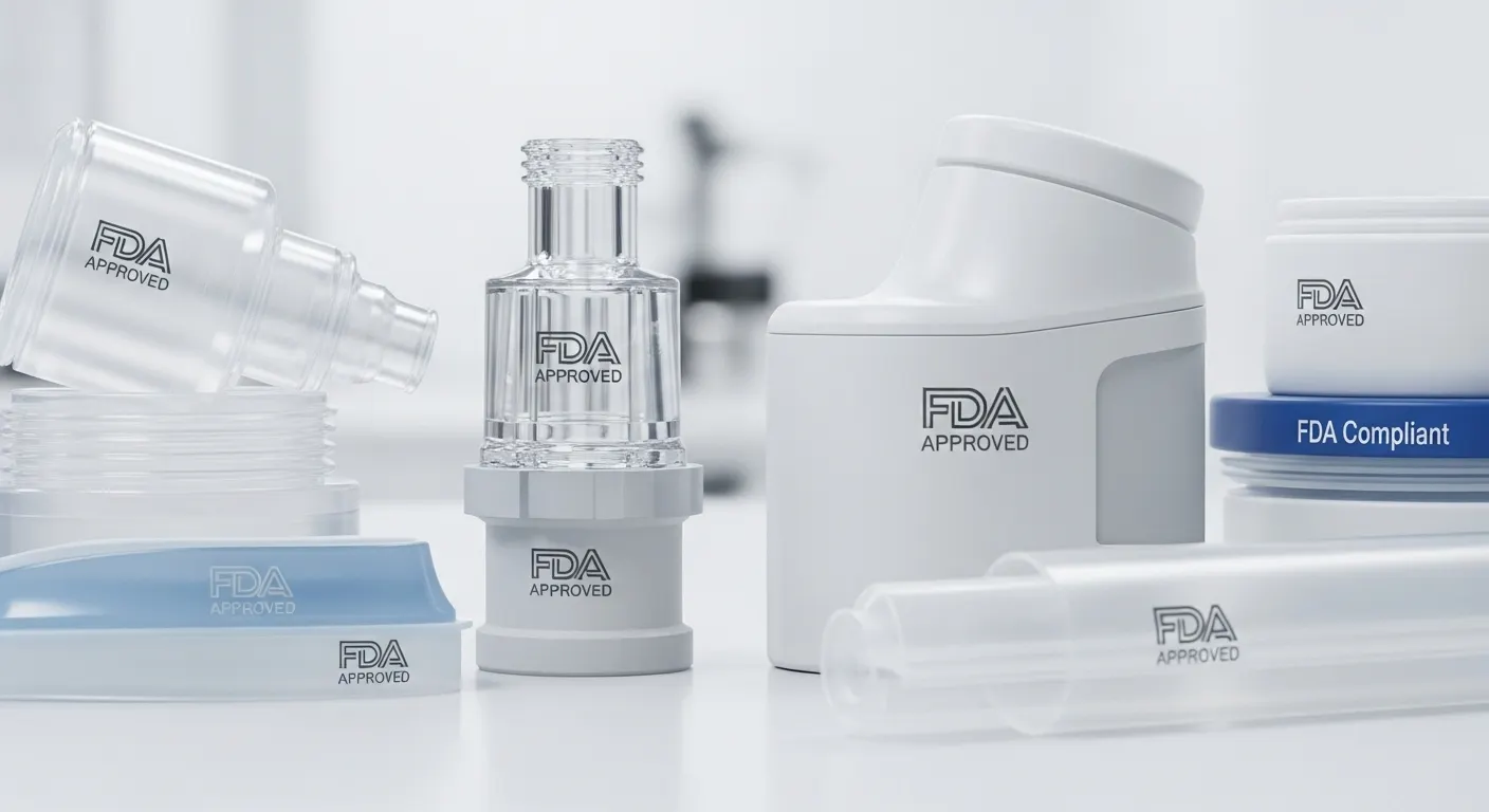 Medical device plastic components