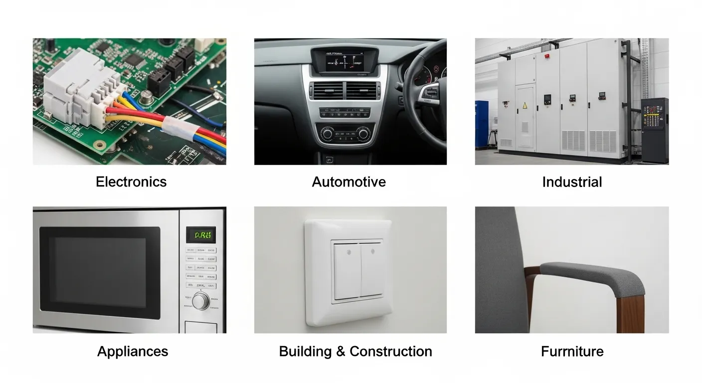 Electrical safety plastic parts