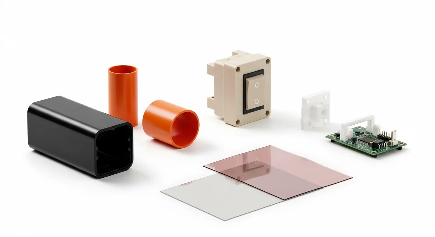 Heat safe plastic housings