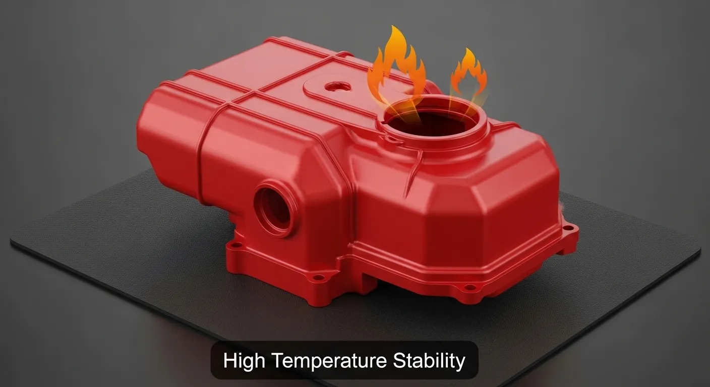 High temperature molded plastics
