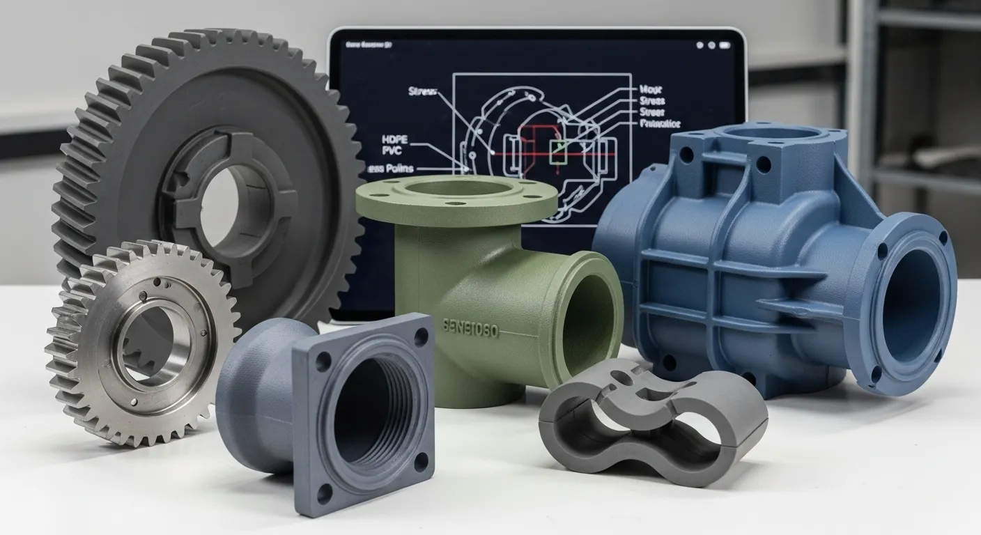 Industrial plastic parts