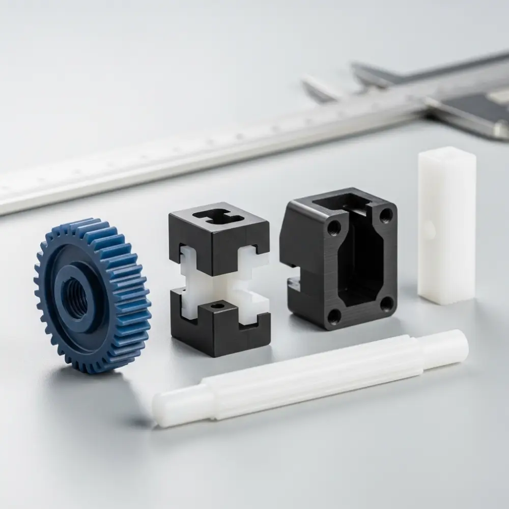 Compact plastic elements
