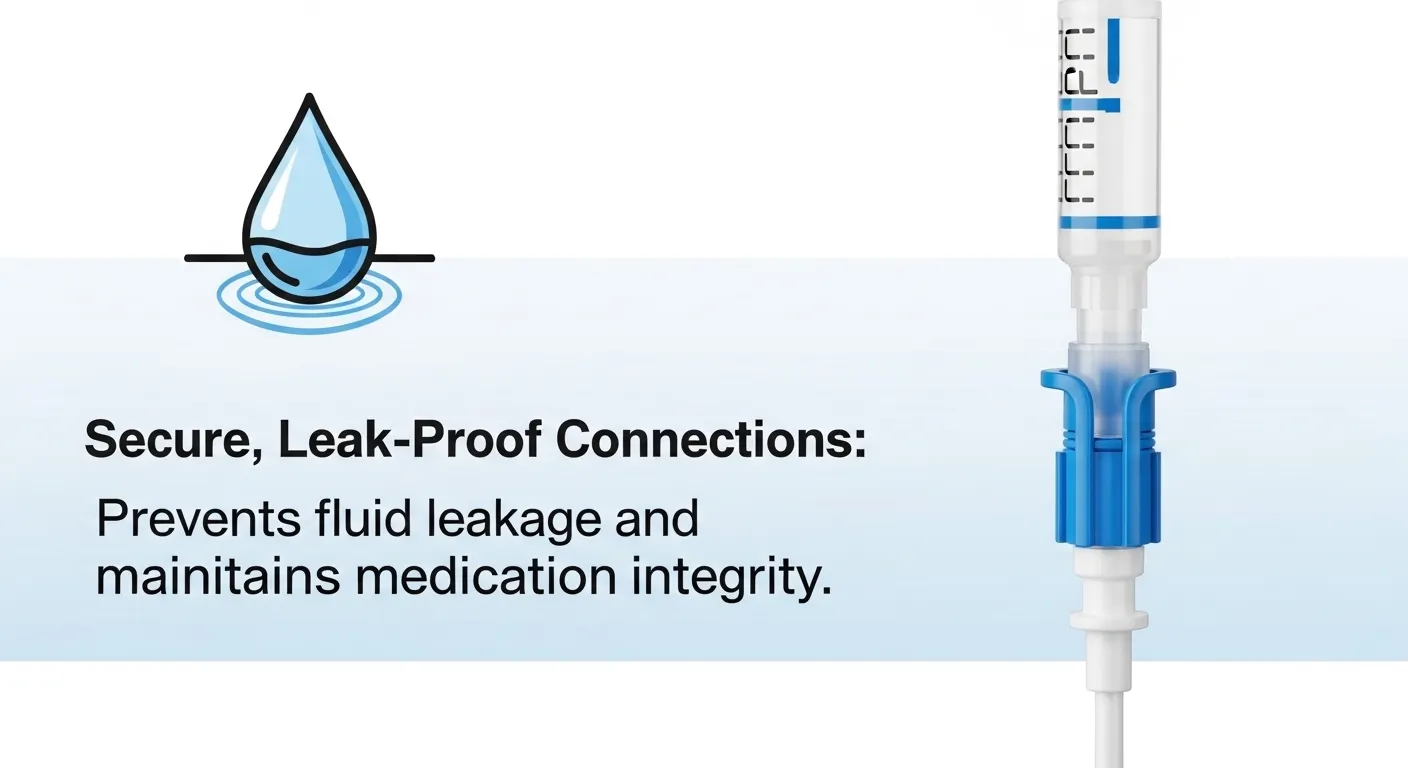 Medical plastic connectors