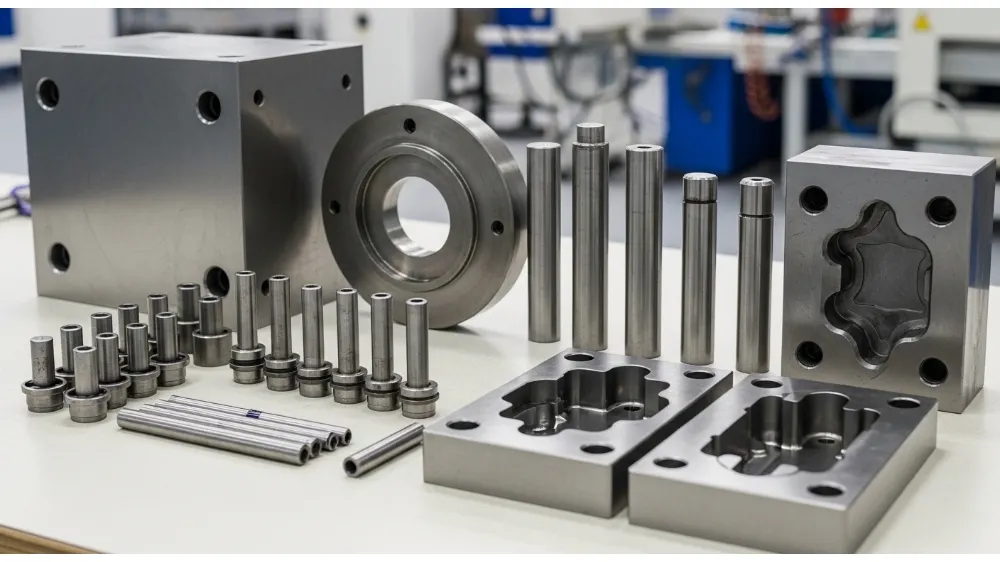 mold cavity and core