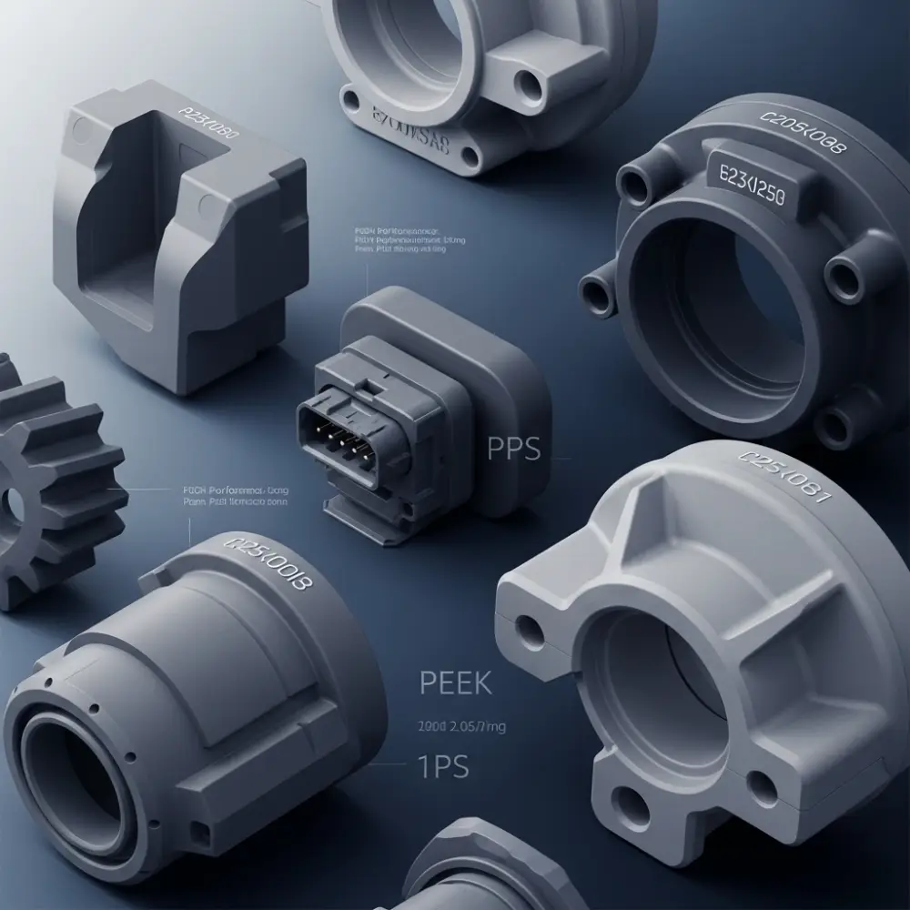 Plastic components for automation