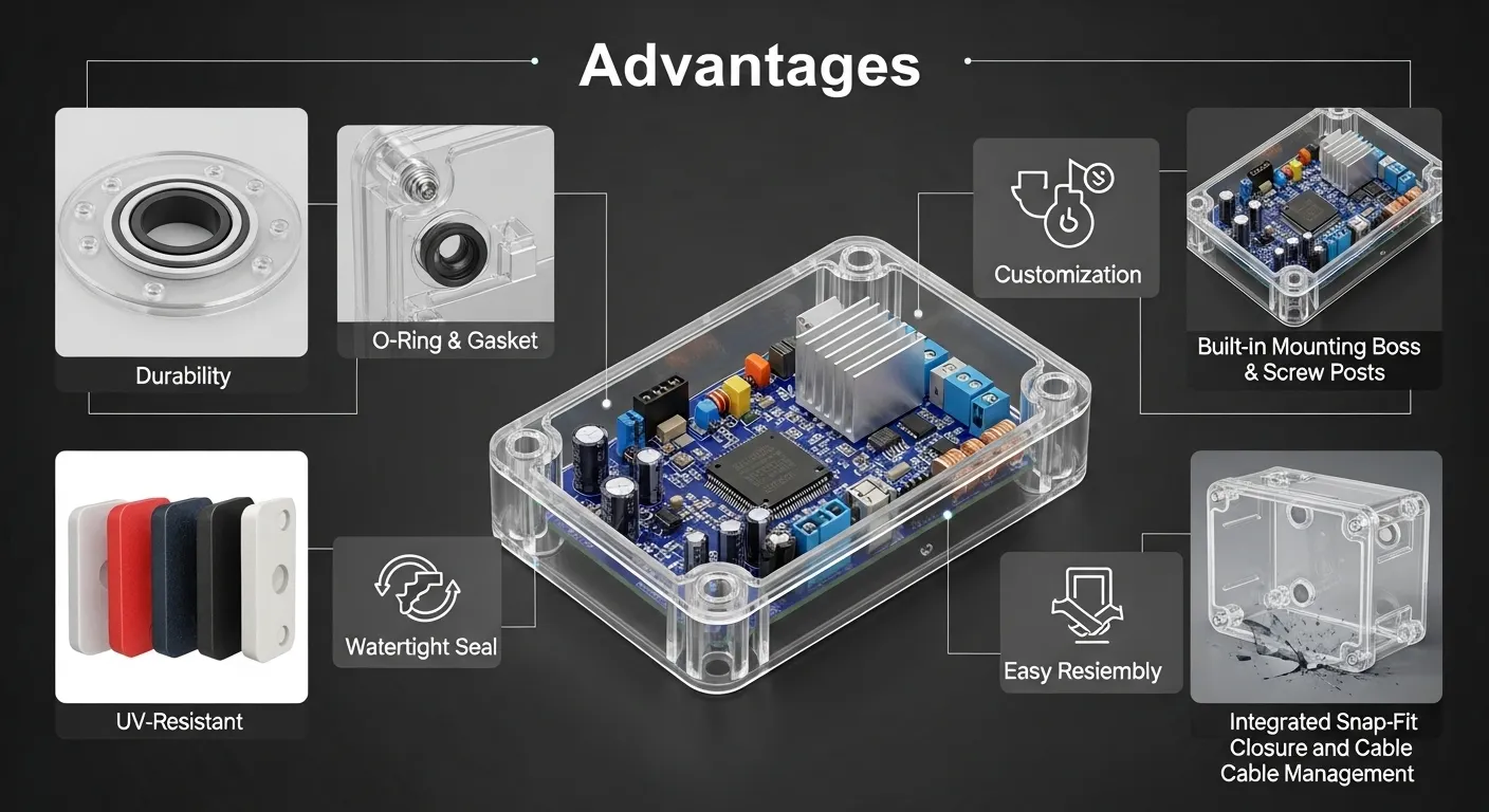 Custom injection molded cases