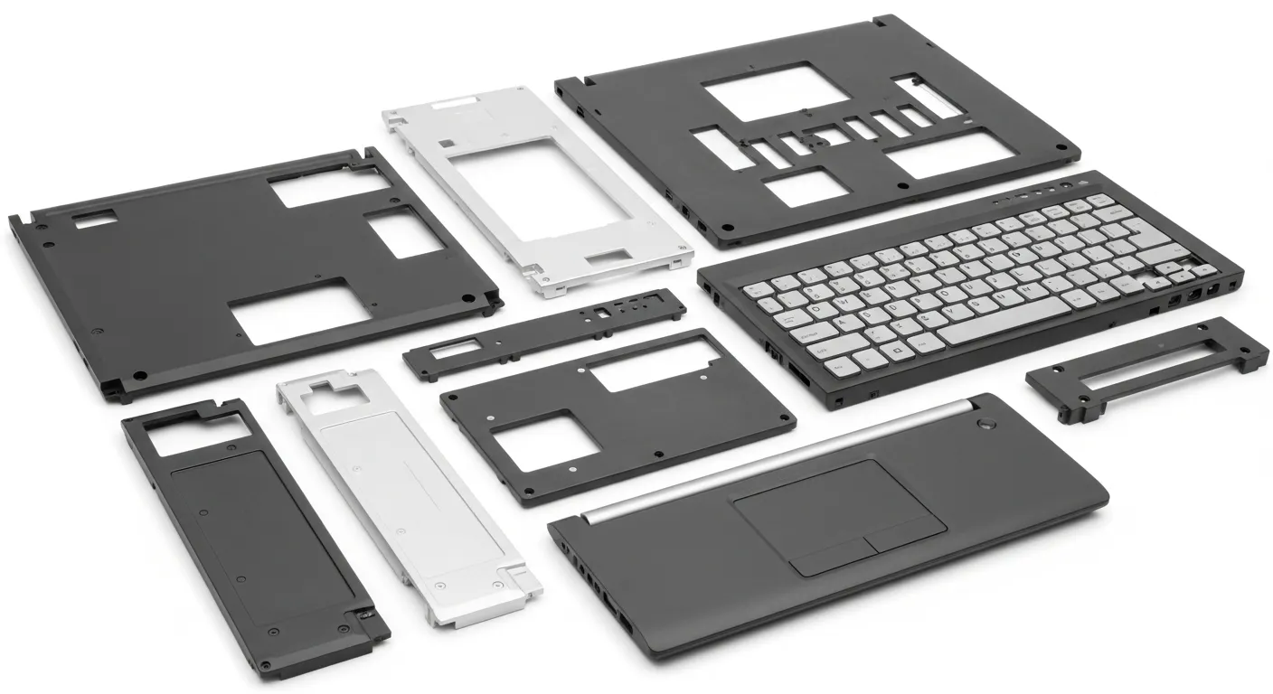 Laptop plastic parts