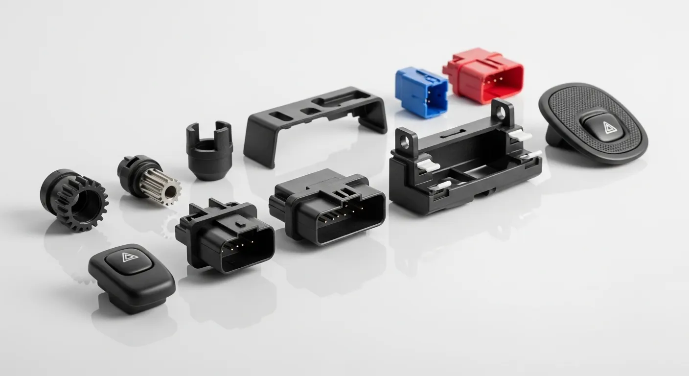 Vehicle plastic components