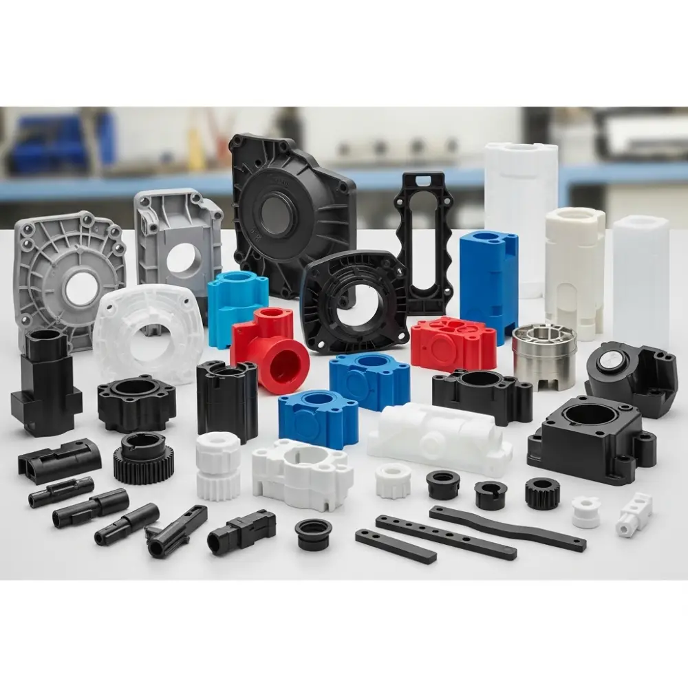 Plastic spacers and mounts