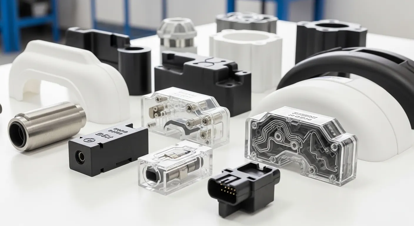 Plastic machine parts