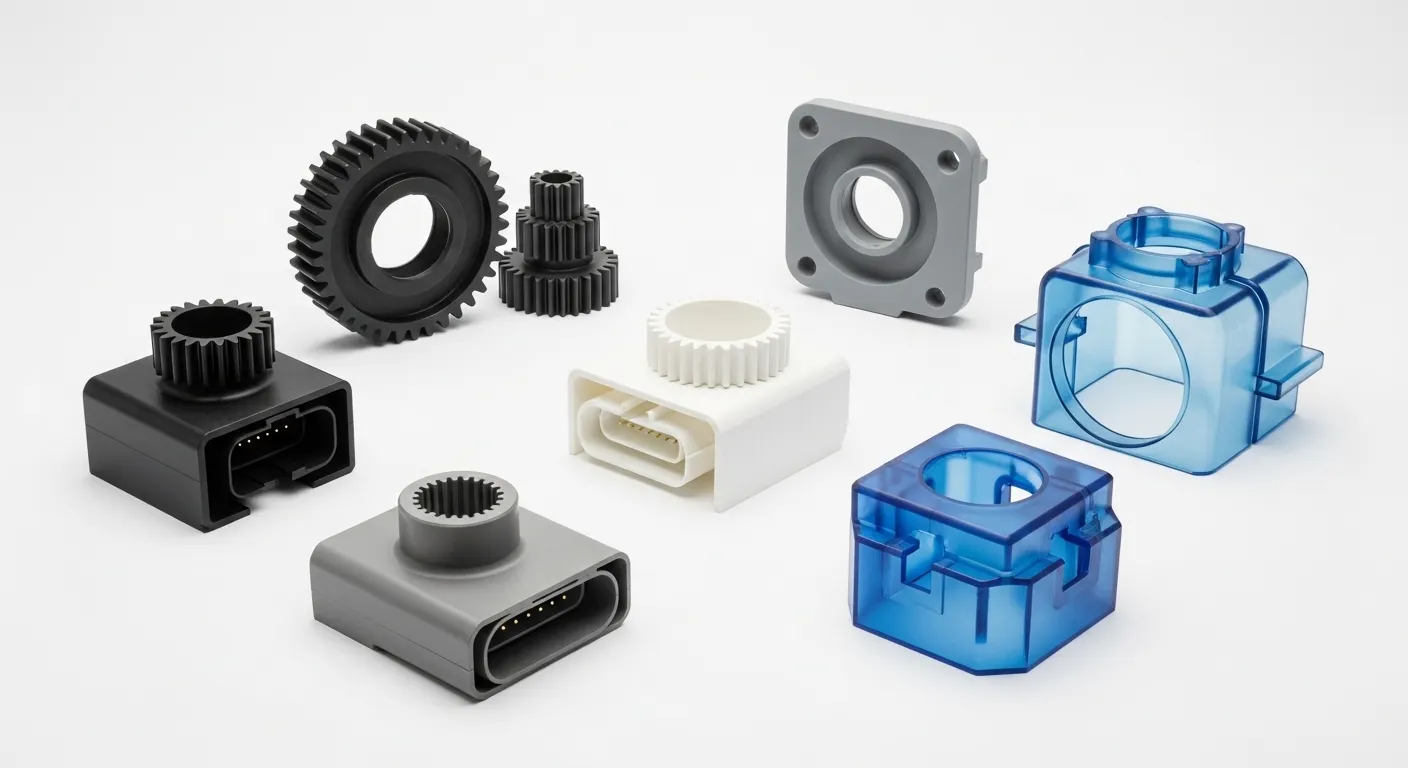 Plastic rollers and bearings