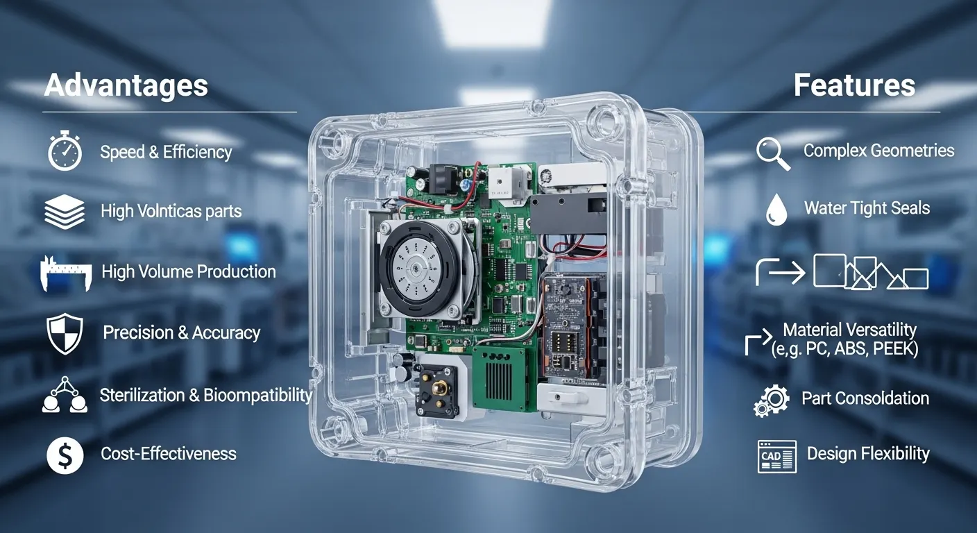 Plastic molding for medical devices