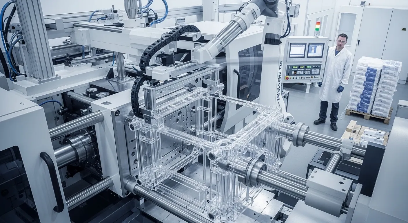 Injection molding for medical enclosures