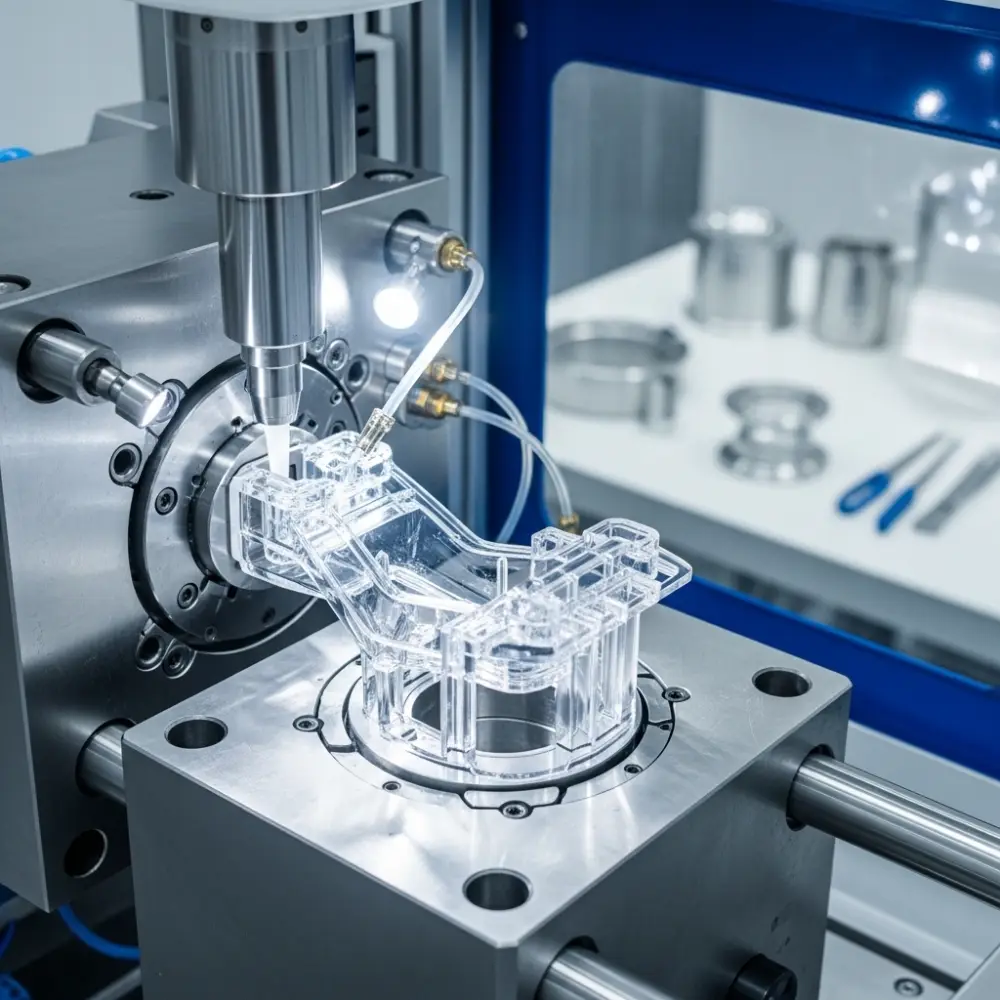 Biocompatible plastic molding