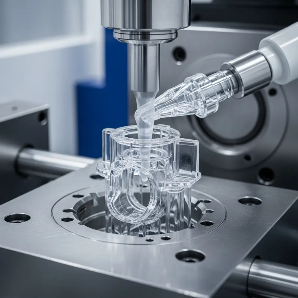 Medical grade injection molded parts