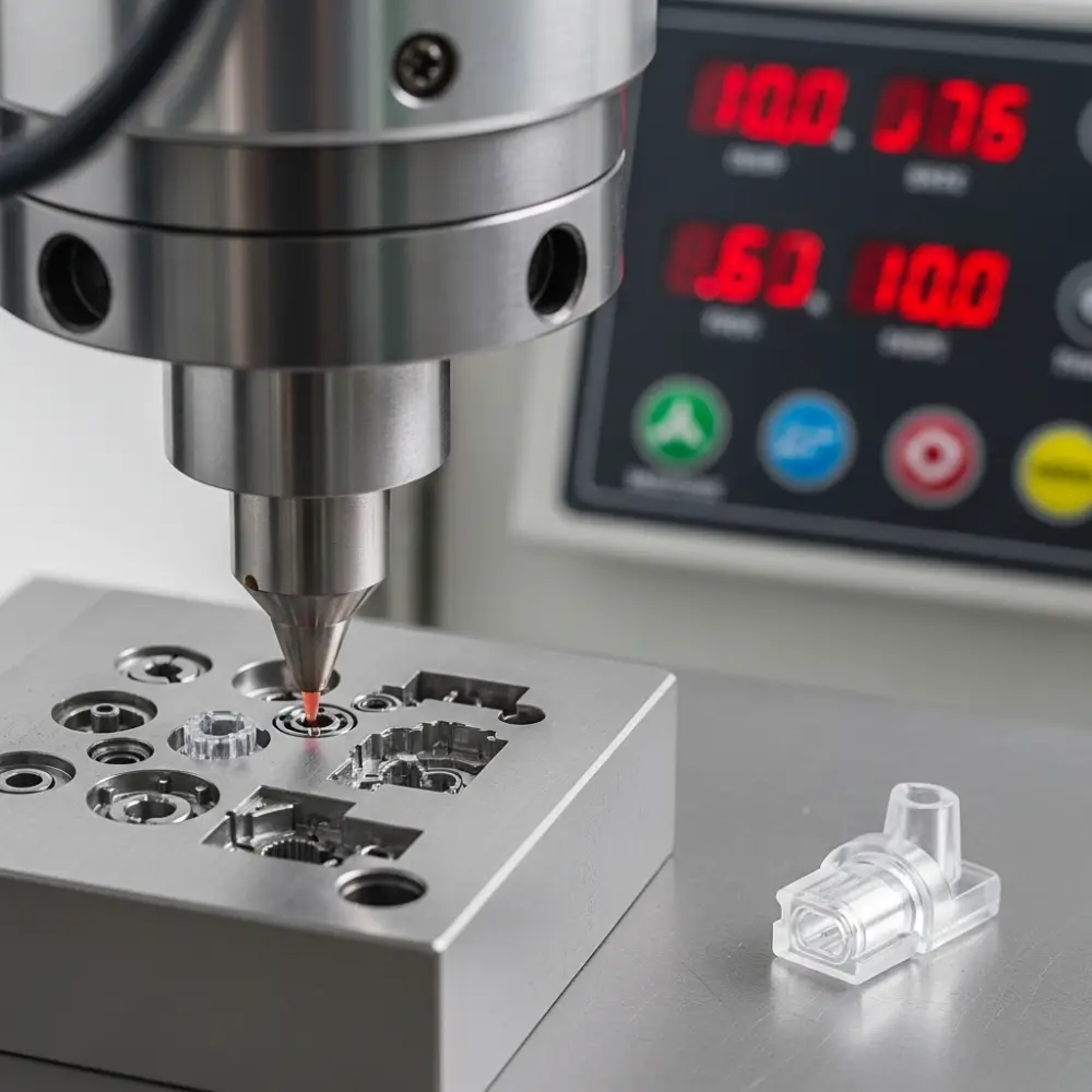 Micro plastic device components