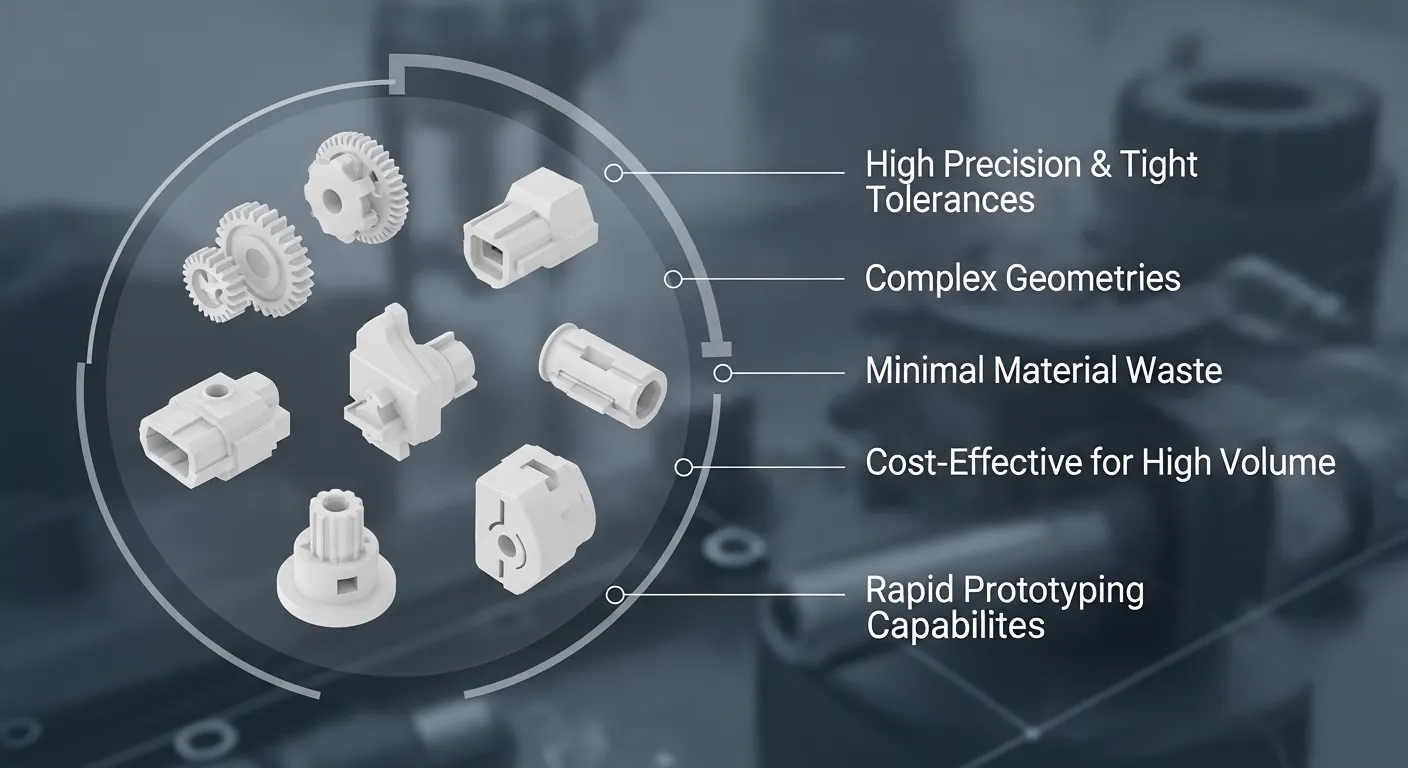 Precision polymer components