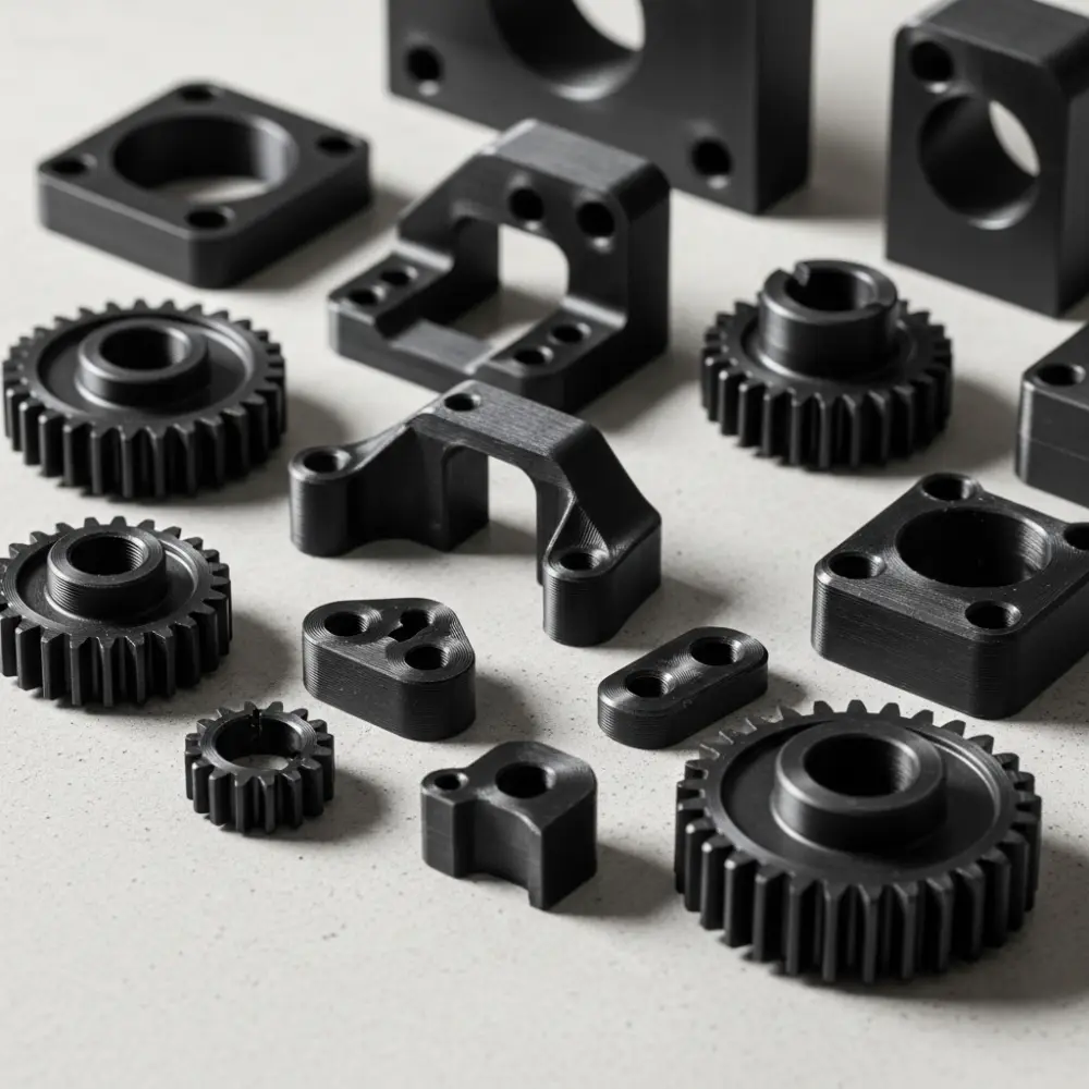 Custom molded nylon pieces