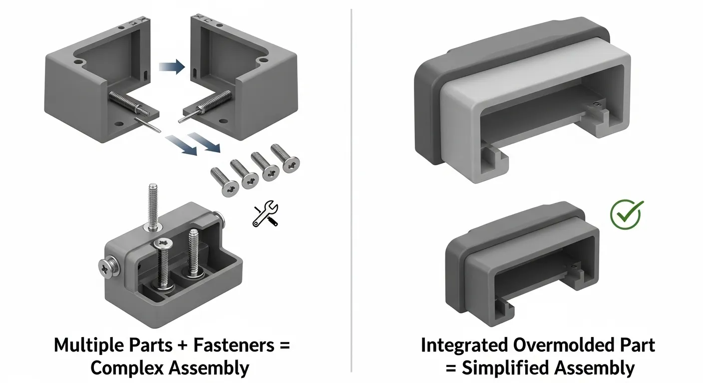 Multi material molding