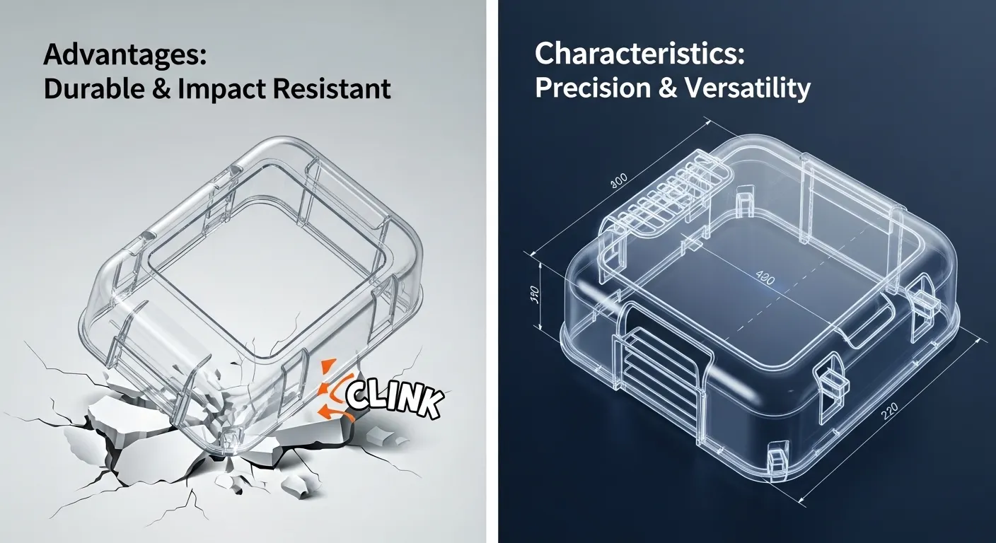 Industrial plastic housings